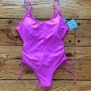 Shade & Shore Purple One Piece size large